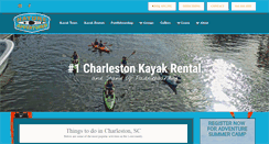 Desktop Screenshot of kayakcharlestonsc.com