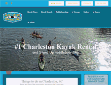 Tablet Screenshot of kayakcharlestonsc.com